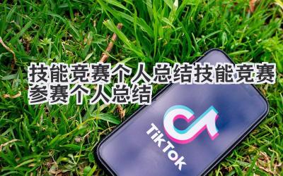 技能竞赛个人总结 技能竞赛参赛个人总结
