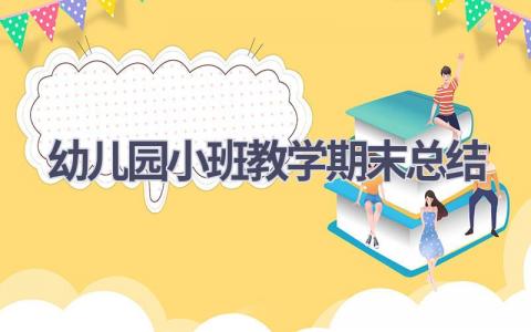 2023幼儿园小班教学期末总结范文(19篇）