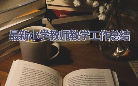 最新小学教师教学工作总结范文(10篇）