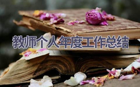 教师个人年度工作总结范文(17篇）