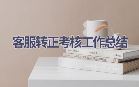 客服转正考核工作总结范文(13篇）