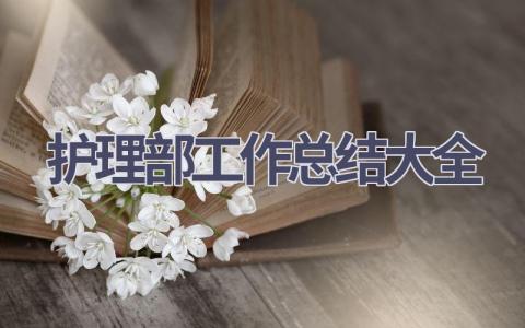 护理部工作总结大全范文(16篇）