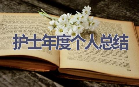 护士年度个人总结范文(17篇）