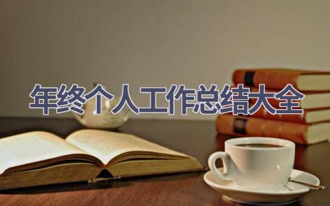 年终个人工作总结大全范文(16篇）