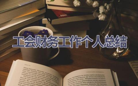 工会财务工作个人总结范文(15篇）