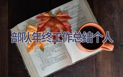 部队年终工作总结个人范文(17篇）