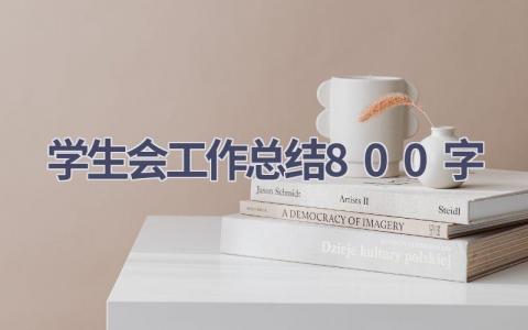 学生会工作总结800字范文(21篇）