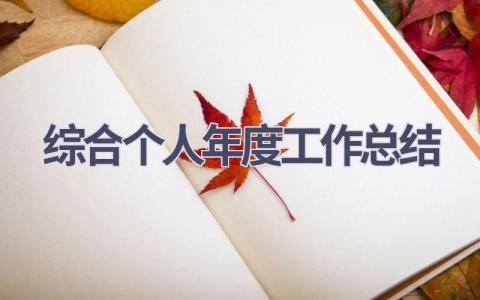 综合个人年度工作总结(15篇）