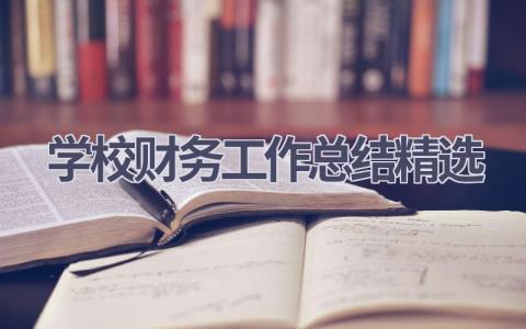 学校财务工作总结精选(16篇）