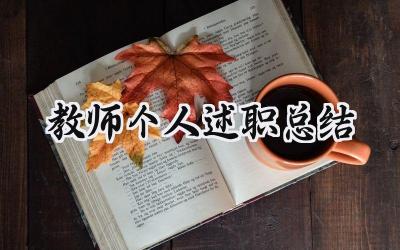 教师个人述职总结(13篇）